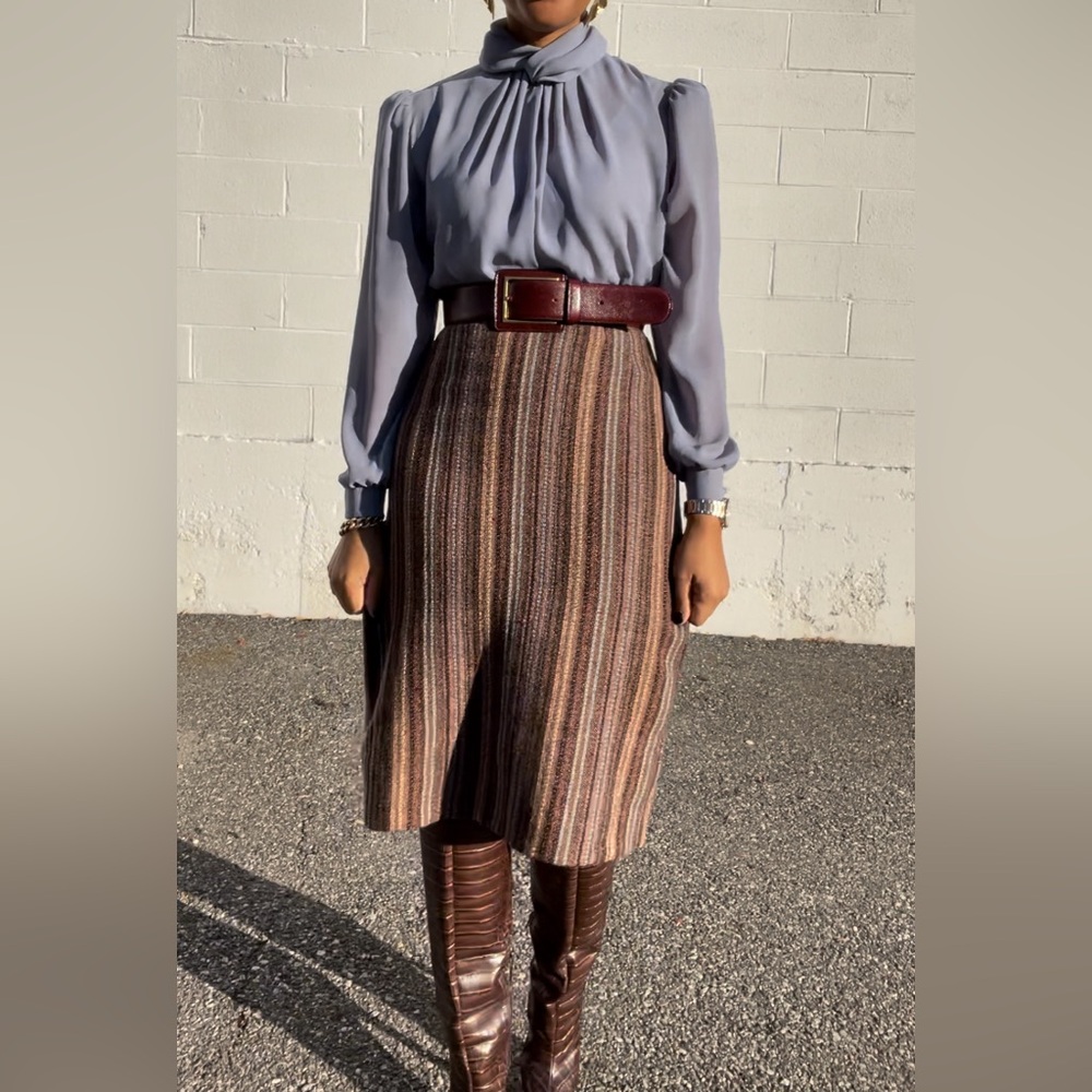 VINTAGE STATEMENT PENCIL SKIRT